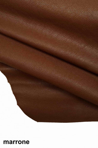 Dark Brown Pebble Textured Faux Leather sheet