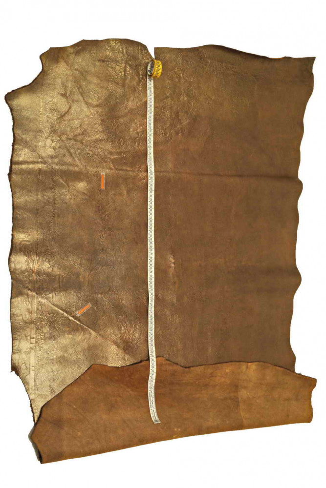 Brown Distressed Reptile Pattern Leather Cowhide Remnant. cheapest DD4080