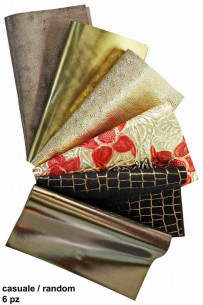 5 Selected leather scraps, MULTICOLOR tones, mix colorful selection leather  remnants as per pictures