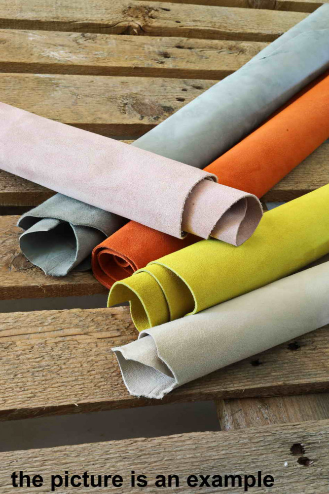 Leather Sheets Craft Leather Scrap 5 Pieces 12X12/Easy Handmade Leather  Colorful (Colored Leather)