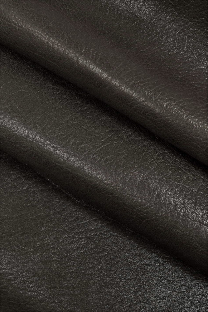 Black Pebble Grain Textured Faux Leather Upholstery Crafting 