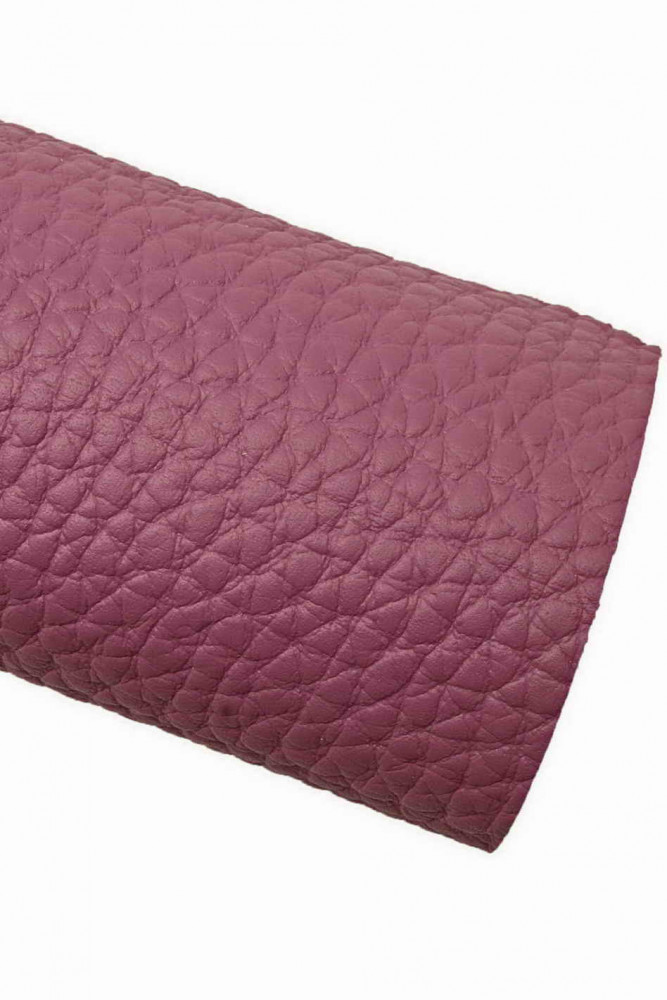 Pink Cracked Pearlized Doubleface Nappa Leather 2.5-3.0 Upholstery Craft,  Shoe, Bookbinding Handbag Cowhide Genuine Cow Leather Hide Skin (12x12