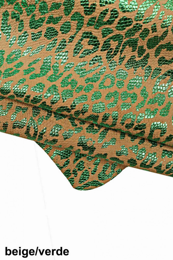 Pellami laminati stampa LEOPARDO, capra nabuk stampa squama pitone e disegno leopardo, pelle metallizzata animalier morbida