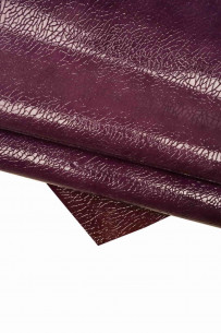 Patent Leather Italian Lambskin Hides Shiny Red