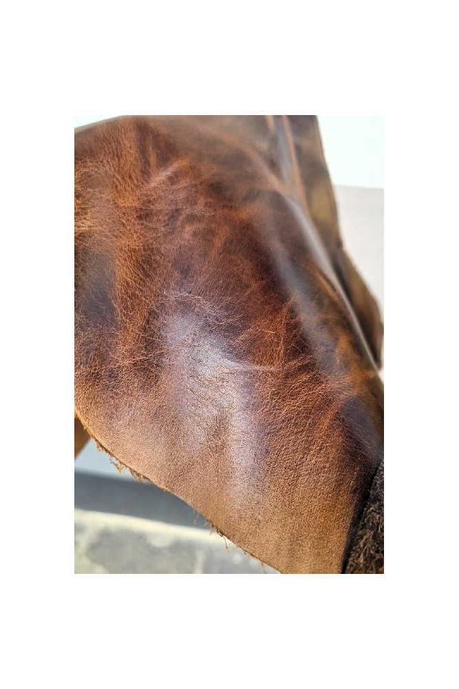 BRIGHT BROWN COLOR Leather Sheets Natural Leather Pieces for Crafting  Leather for Earrings Upholstery Genuine Leather Italian Leather 