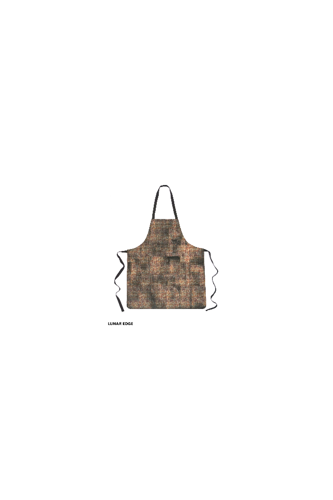 Unisex APRON in Hand-Painted Leather - Elegant, Unisex and Versatile, Perfect for Original Gifts