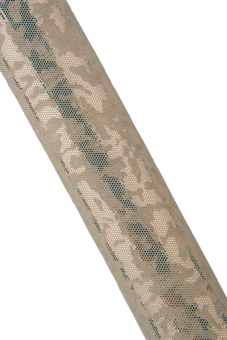 CAMOUFLAGE textured leather skin, gold - bronze METALLIC printed cowhide, bright soft calfskin for crafters