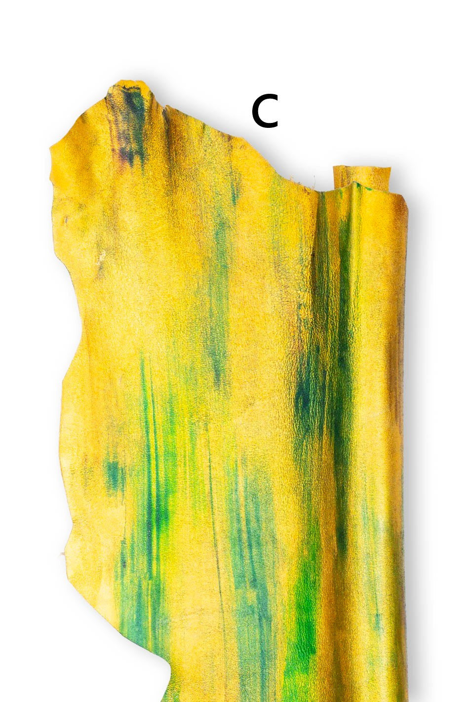MULTICOLOR hand - PAINTED leather skins, unique colorful printed goatskins for hobbyists