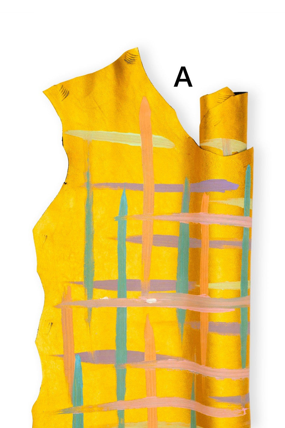 MULTICOLOR hand - PAINTED leather skins, unique colorful printed goatskins for hobbyists