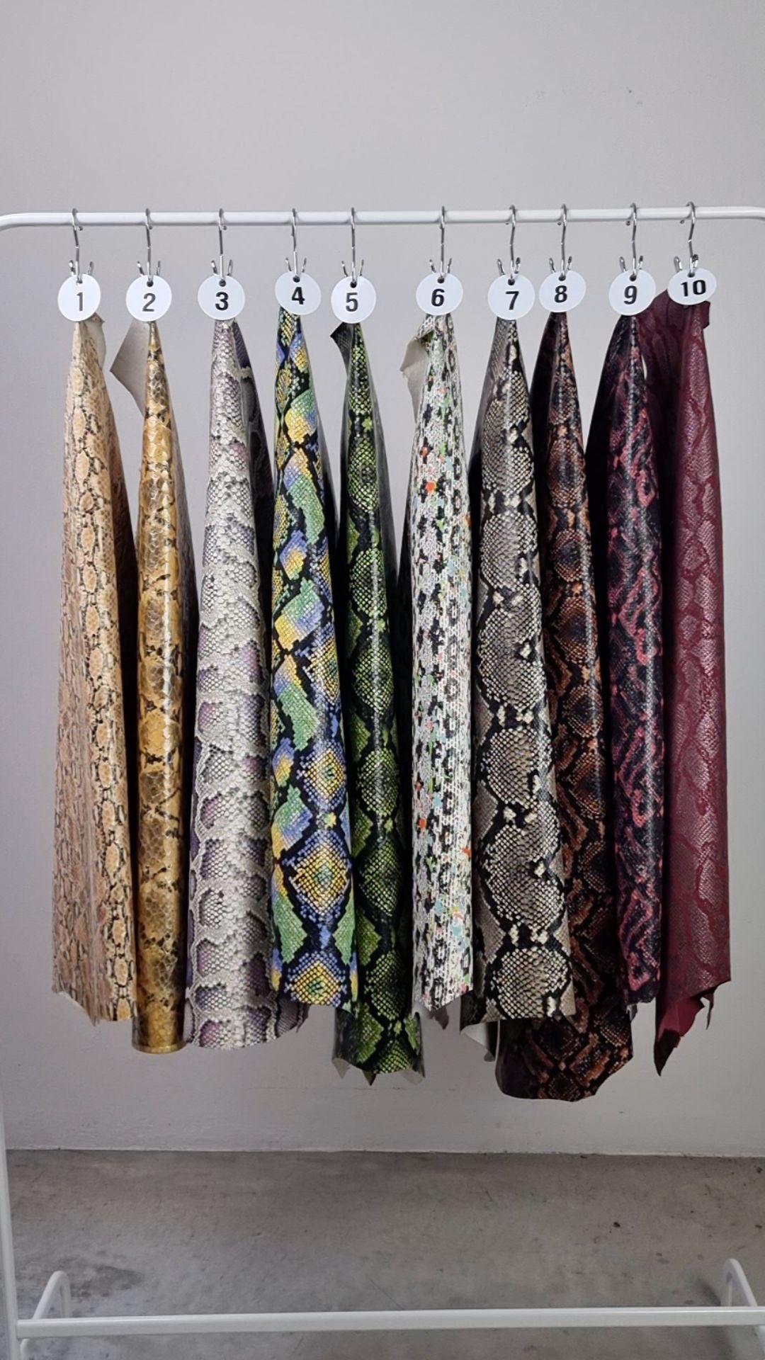 Video Listing - Printed Python Reptile Leather