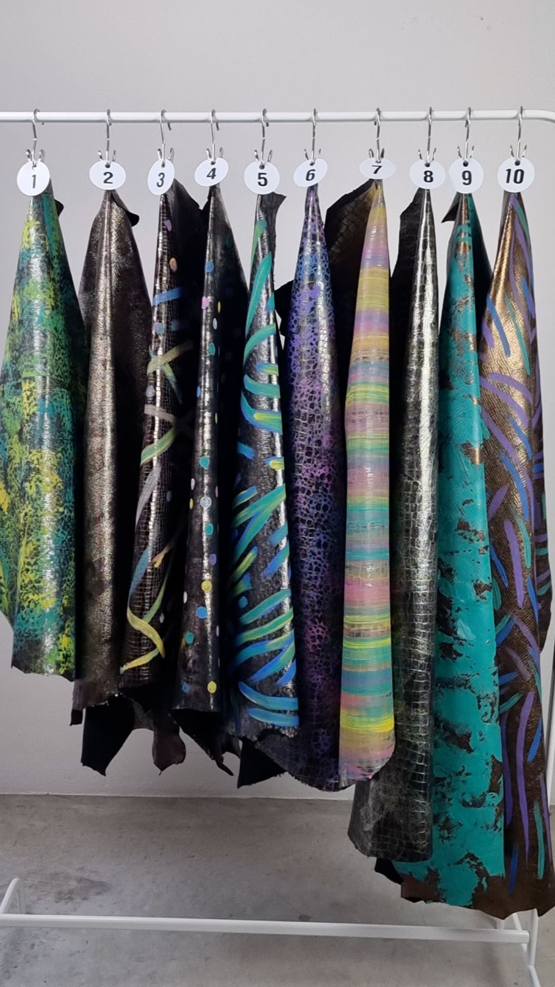 Video Listing - Hand Painted Leather Skins