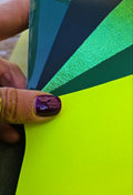 5 Selected leather scraps, solid color, GREEN, finishing various, selection leather pieces as per pictures 8x10" / 20x25 cm